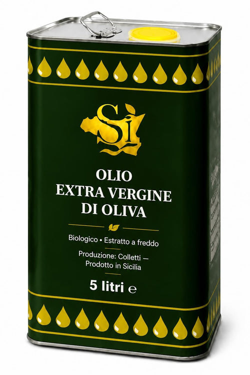 Latta Olio Extra Vergine di Oliva Biologico Sicìa 5L