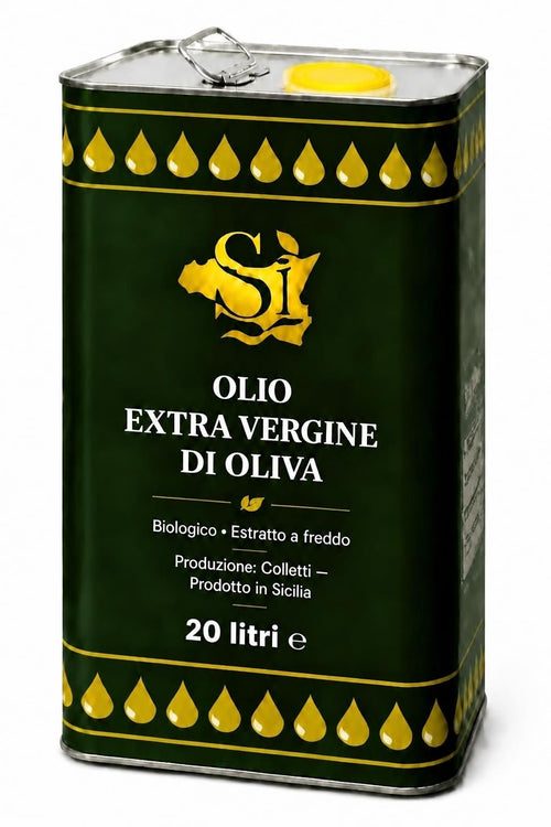 Latta Olio Extra Vergine di Oliva Biologico Sicìa 20L